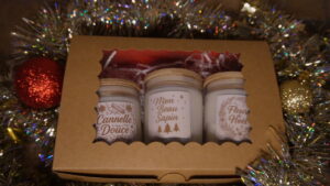 Box Cadeaux Bougies de Noël 170gr